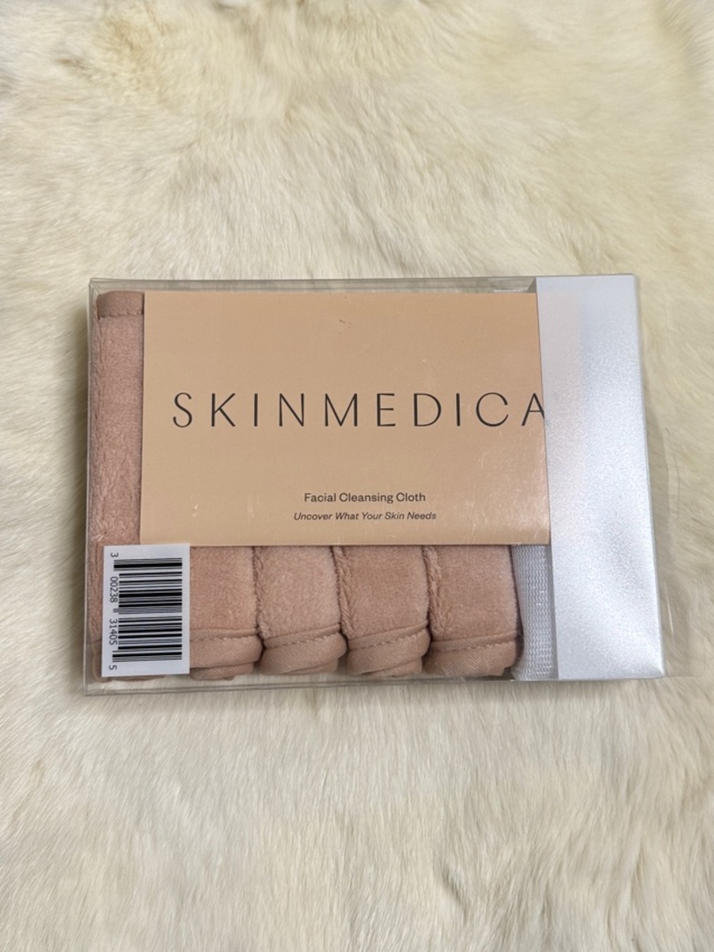 SkinMedica Facial Cleansing Cloth Makeup Remover WashCloth - Light Beige